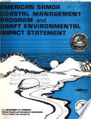American Samoa coastal management program : environmental impact statement