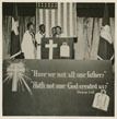 Navy spiritual singers perform for Cavalcade of Brotherhood members..., 1945