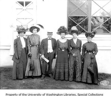 Montana Contest delegation, Alaska Yukon Pacific Exposition, Seattle, 1909.