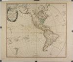 A map of America or the New World wherein are introduced All The Known Parts of the Western Hemisphere