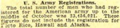 U. S. Army Registrations. Northwest History. State History. Box 133. World War.