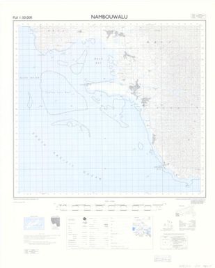 Fiji 1:50,000: Nambouwalu (Sheet Vanua Levu 9)