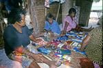 Women assemble prizes for fishing contest