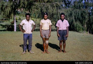 New Guinea - Rongo, Yagaria informants