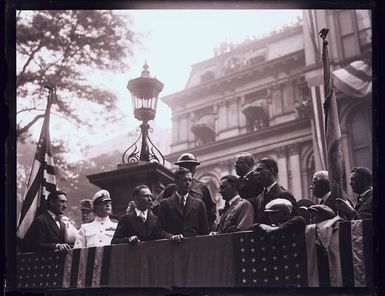 Officials at the Charles Lindbergh Parade, Boston, Mass., 22 July 1927