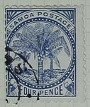 Stamp: Samoan Four Pence