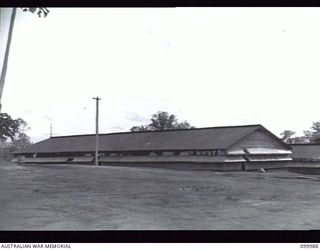 RABAUL, NEW BRITAIN, 1946-04-13. THE "A" BRANCH BUILDING AT HQ 8 MILITARY DISTRICT