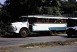 French Polynesia, rural bus in Papeete