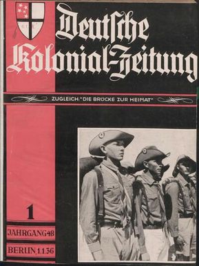 Deutsche Kolonial-Zeitung, 48. Jg. 1. Januar 1936, Heft 1.