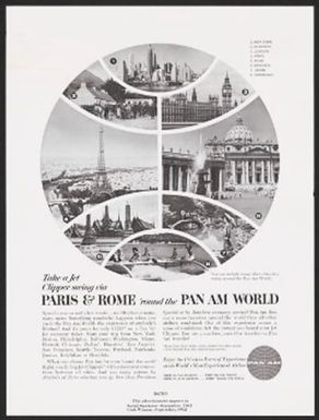 Take aJet Clipper swing via PARIS & ROME 'round the PAN AM WORLD