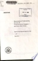 Defense, memorandum of understanding between the United States of America and Papua New Guinea, signed at Port Moresby March 26, 1990 with appendices