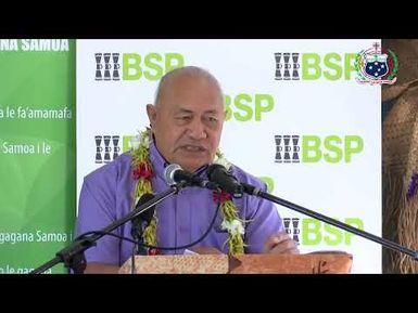 Hon. Seuula Ioane Tuā’au – Opening of Gagana Sāmoa & Culture Week 2025