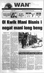 Wantok Niuspepa--Issue No. 1330 (December 23, 1999)