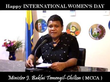 INTERNATIONAL WOMEN'S DAY Message 3/8/2017
