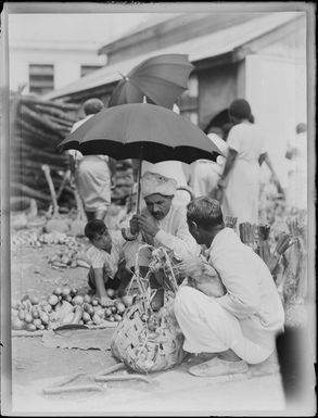 Market scene, Suva, Fiji