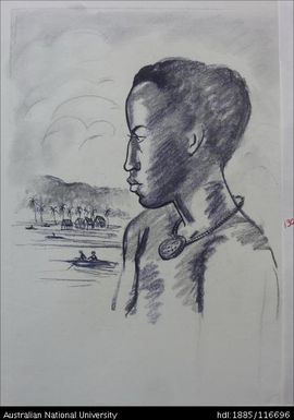 Village girl - Sepic [sic] River, N.G