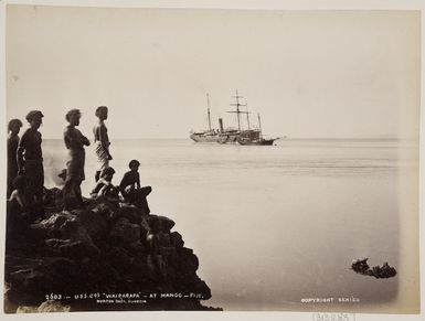 USS Co's "Wairarapa" at Mango, Fiji