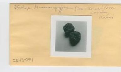 [Gypsum from ancient lava cavities in Hawaii, envelope IE43-094]