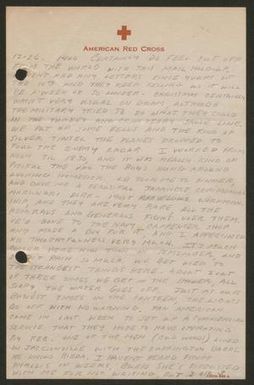 [Letter from Cornelia Yerkes, December 26, 1945]
