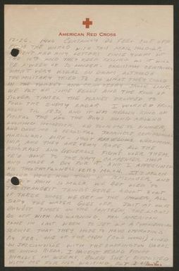 [Letter from Cornelia Yerkes, December 26, 1945]