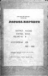 Patrol Reports. Madang District, Bogia, 1957 - 1958