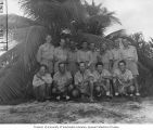 University of Washington Bikini Resurvey Project group portrait, Bikini Atoll, summer 1947