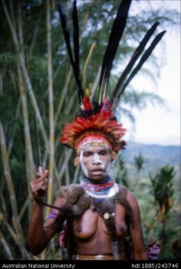 Woman wearing head dress