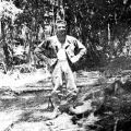 Company K, 164th Infantry, soldier on Guadalcanal, 1940s