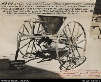 Ogden's manure distributor