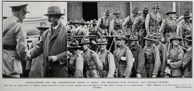 Reinforcement for the Administration Police At Samoa ; The Departure From Auckland Last Saturday Morning