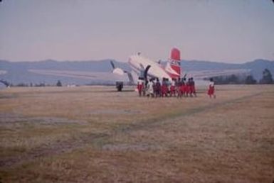 [Airplane in Mount Piora, Papua New Guinea]