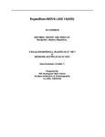 NOVA1AHO Nova Expedition Leg 01A - Cruise Report