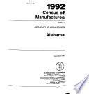 1992 census of manufactures Geographic area series