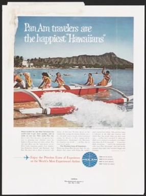 Pan Am travelers are the happiest "Hawaiians"