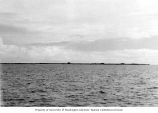 Distant view of Enjebi Island, summer 1964