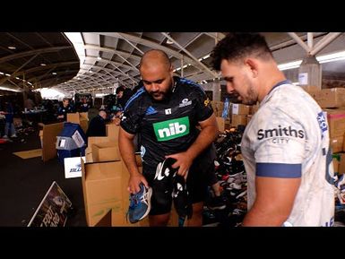 The Blues put their 'Best Foot Forward' to collect 20k pairs of shoes for Tonga