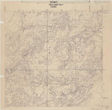 [Admiralty Islands 1:20,000 field sheet] (Bowat field sheet 4)