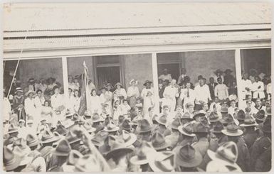 Military parade in the Cook Islands