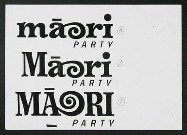 Maori Party Logo Design