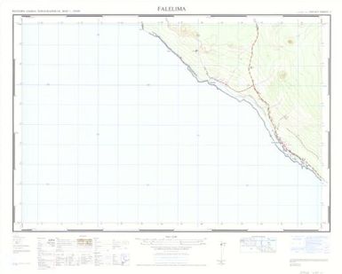 Western Samoa topographical map 1:20,000: Falelima (Sheet 5)