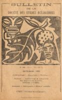 Bulletin de la Société des Études Océaniennes numéro 96