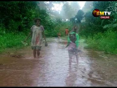 HEAVY RAIN AFFECTS VILLAGES