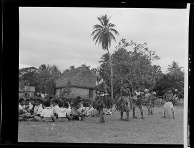 Children at the meke, Vuda village, Fiji