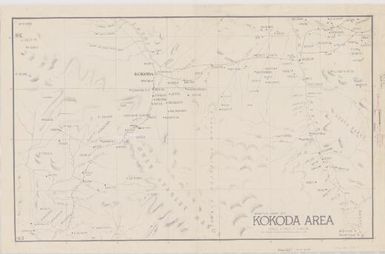 Sketch map of Kokoda area