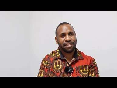 Meet Matsu Kumain from the Papua New Guinea Ministry of Education