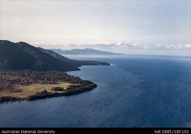 Barrier Islands, Moresby Straits aerial view of the Barrier Islands, between Fergusson and Goodenough Islands