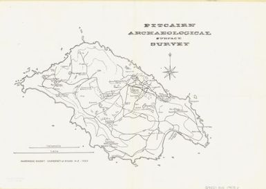 Pitcairn archaeological surface survey [survey by] Hardwicke Knight