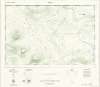 New Guinea 1:250,000 total magnetic intensity: Buna (Sheet C55/B1-19)