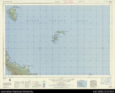 Papua New Guinea, New Ireland, Samo, Series: AMS T504, Sheet SA 56-15, 1959, 1:250 000