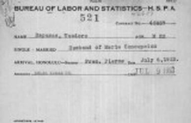 Rapusas, Teodoro $ Concepcion, Maria